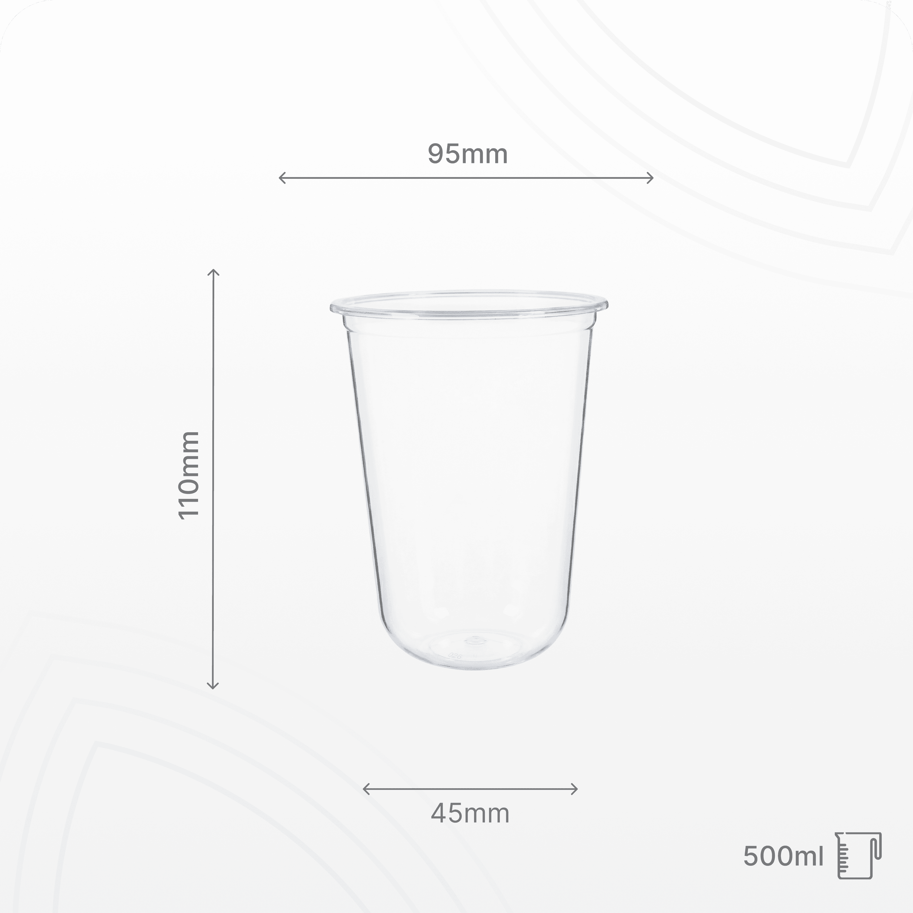 Cốc U 500ml