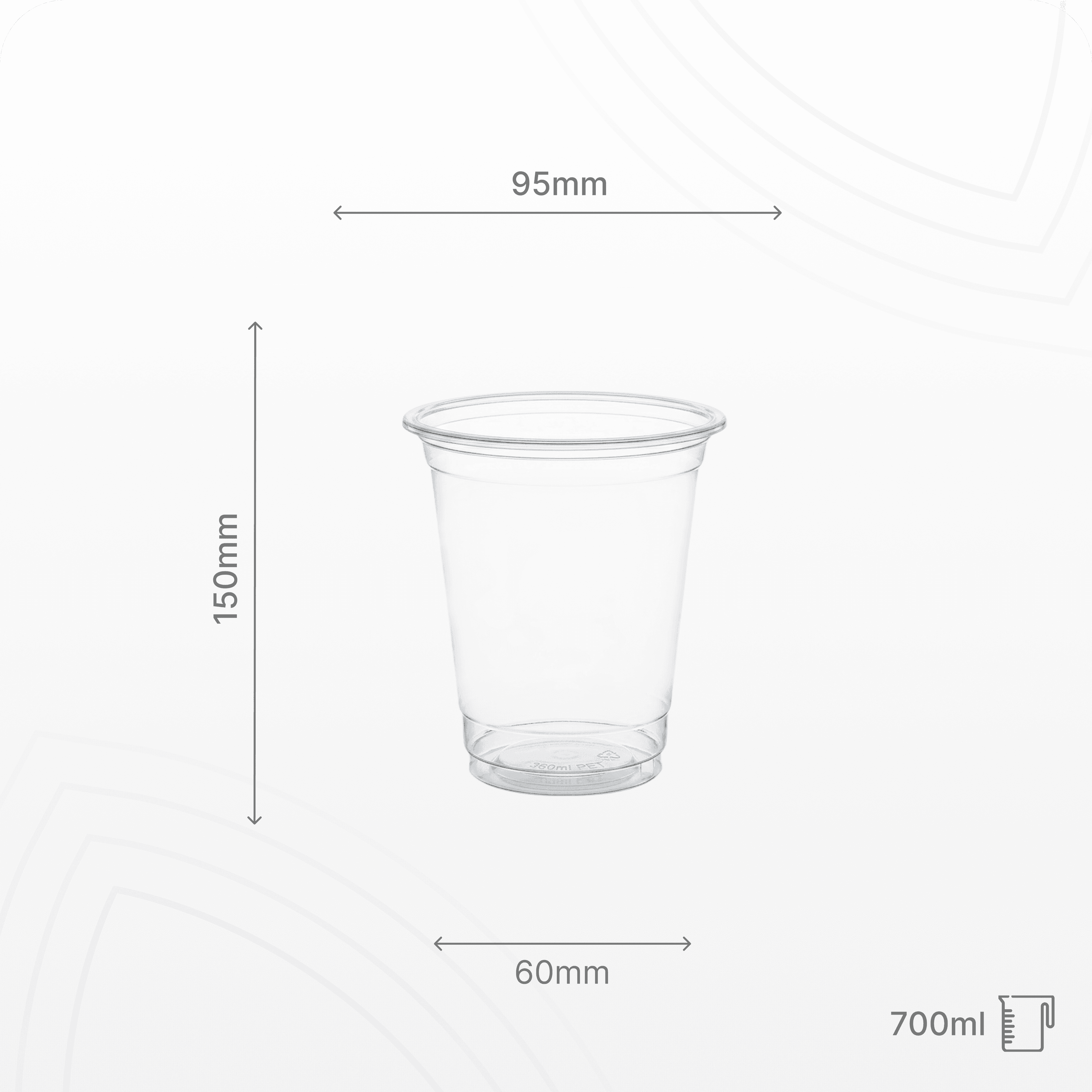 Cốc PP 700ml