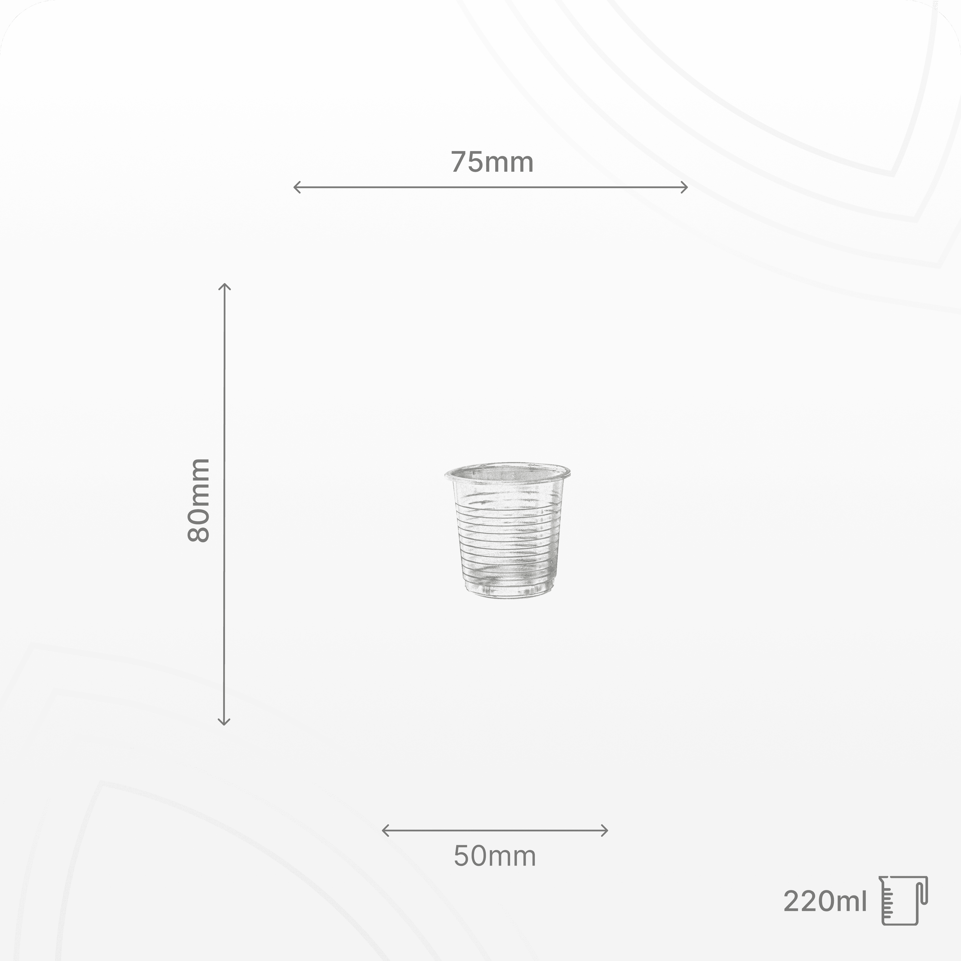 Cốc Vân PP 220ml