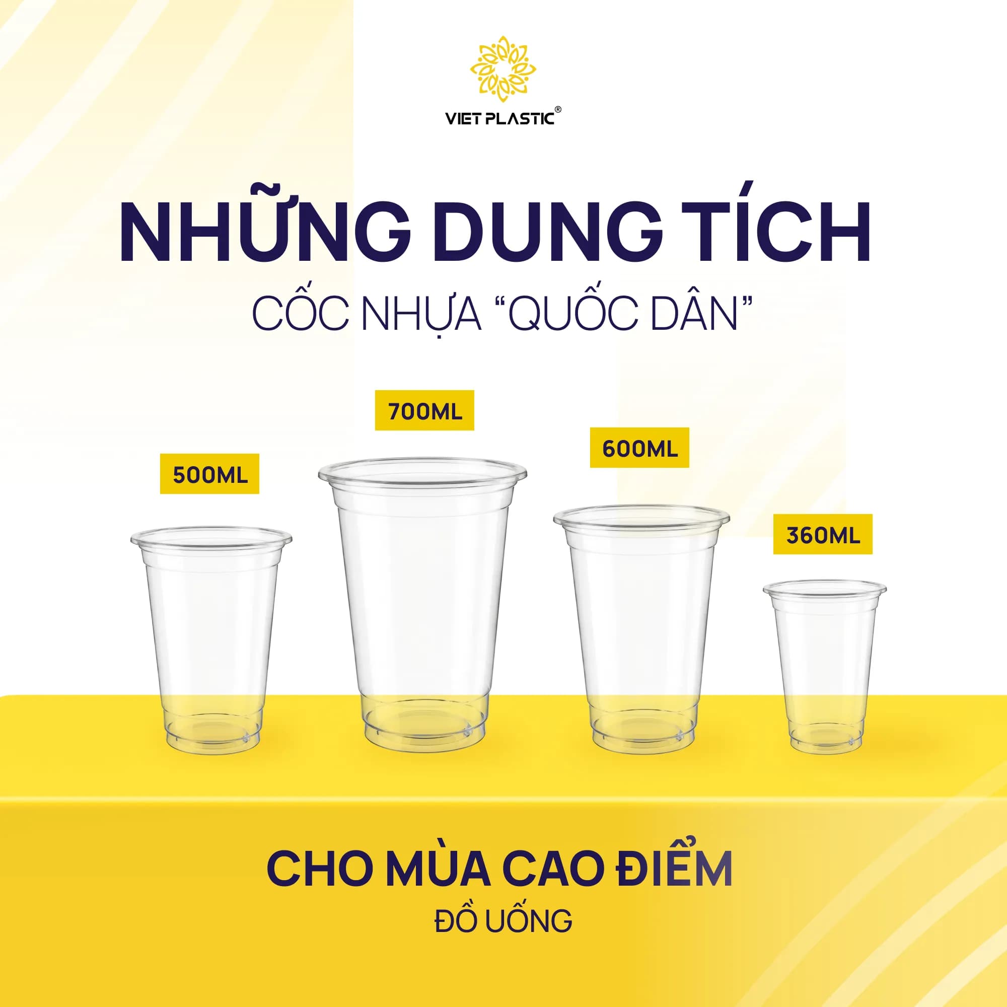 Dung tích cốc nhựa quốc dân cho mùa cao điểm