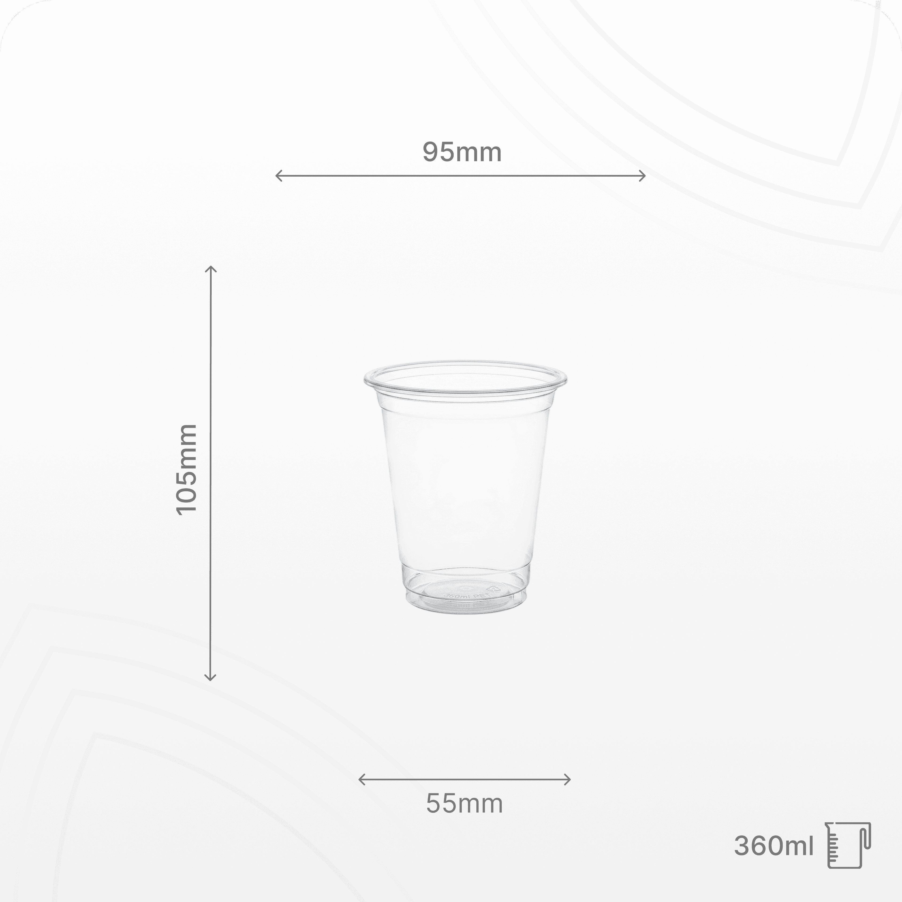 Cốc PP 360ml