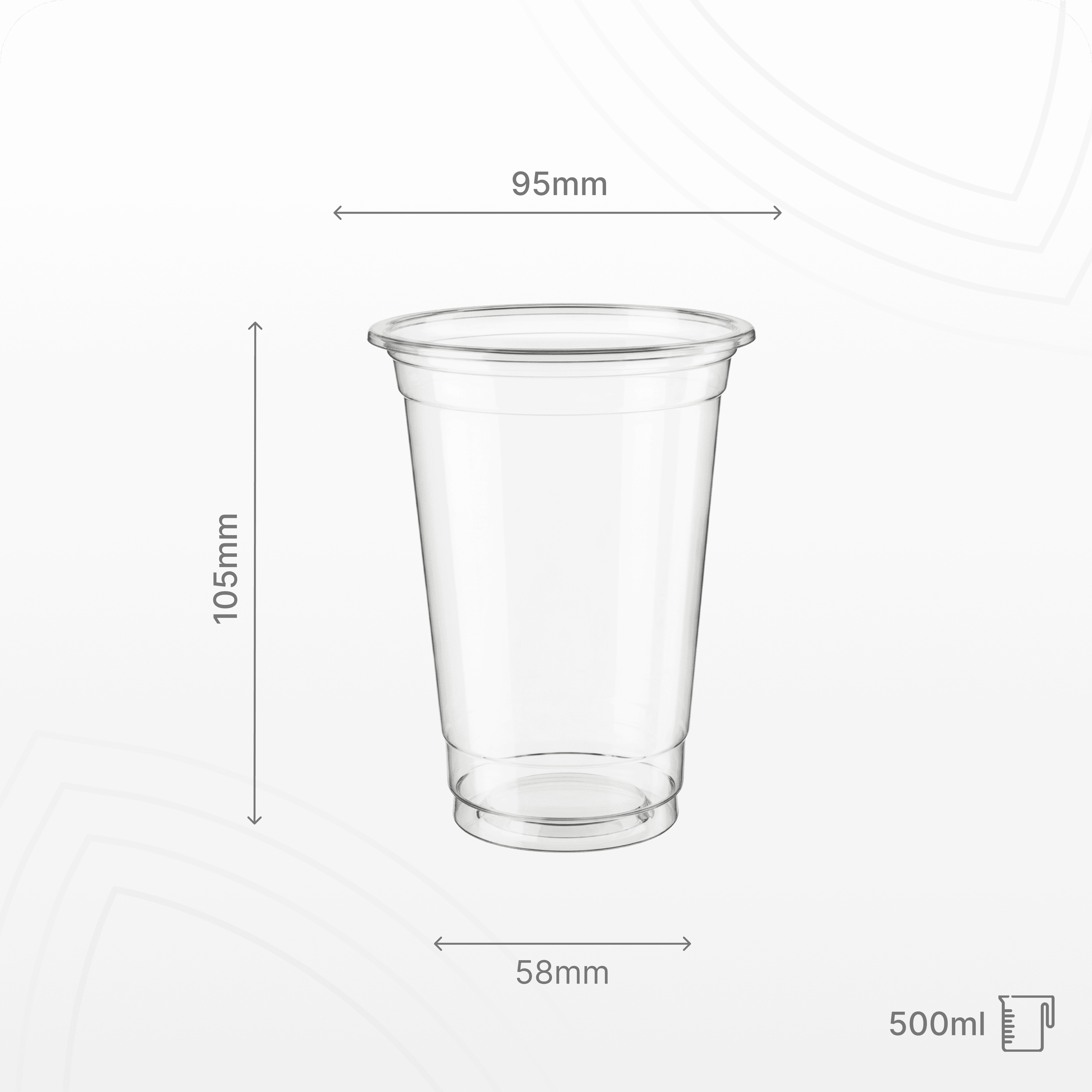 Cốc PP 500ml