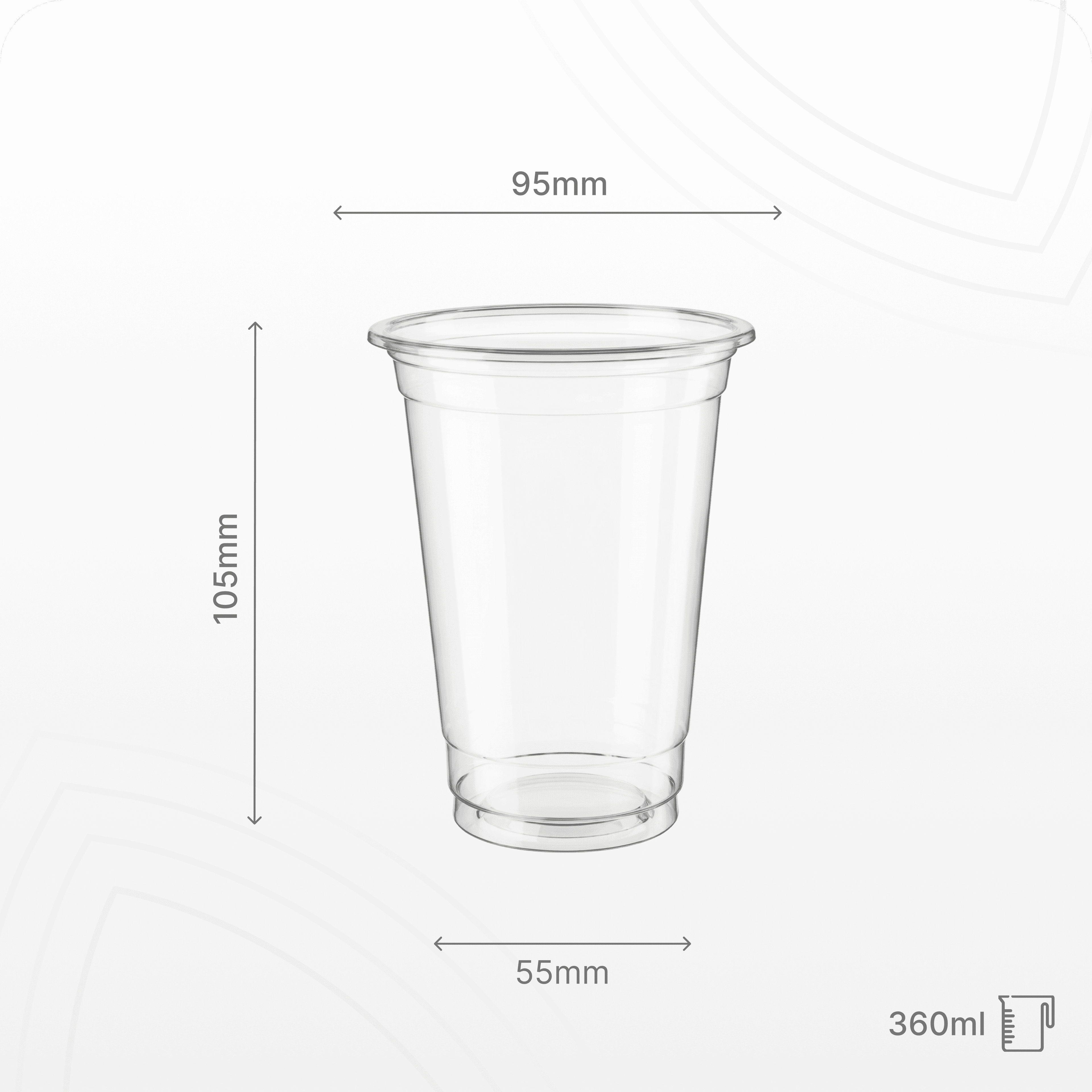 Cốc PP 360ml