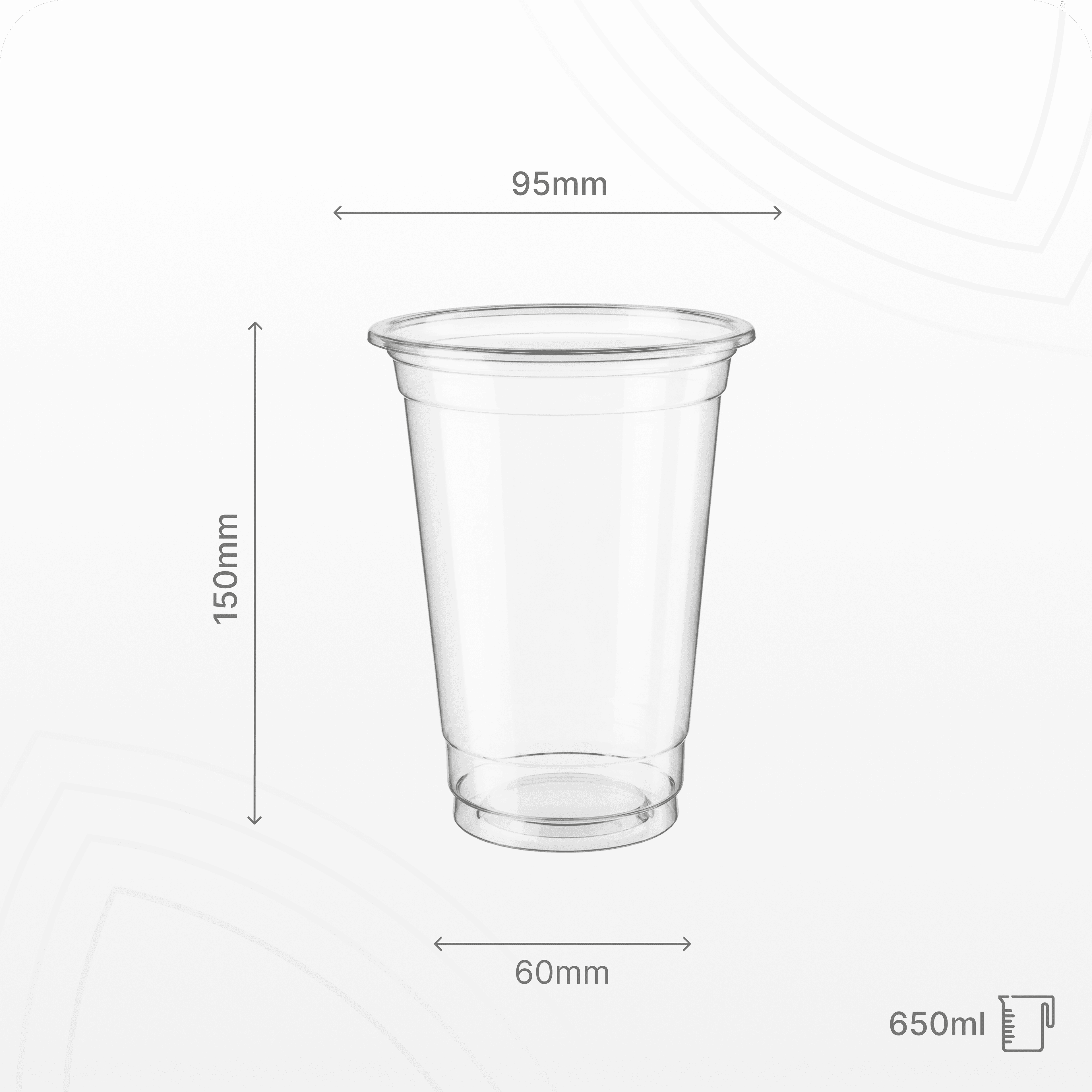 Cốc PP 650ml
