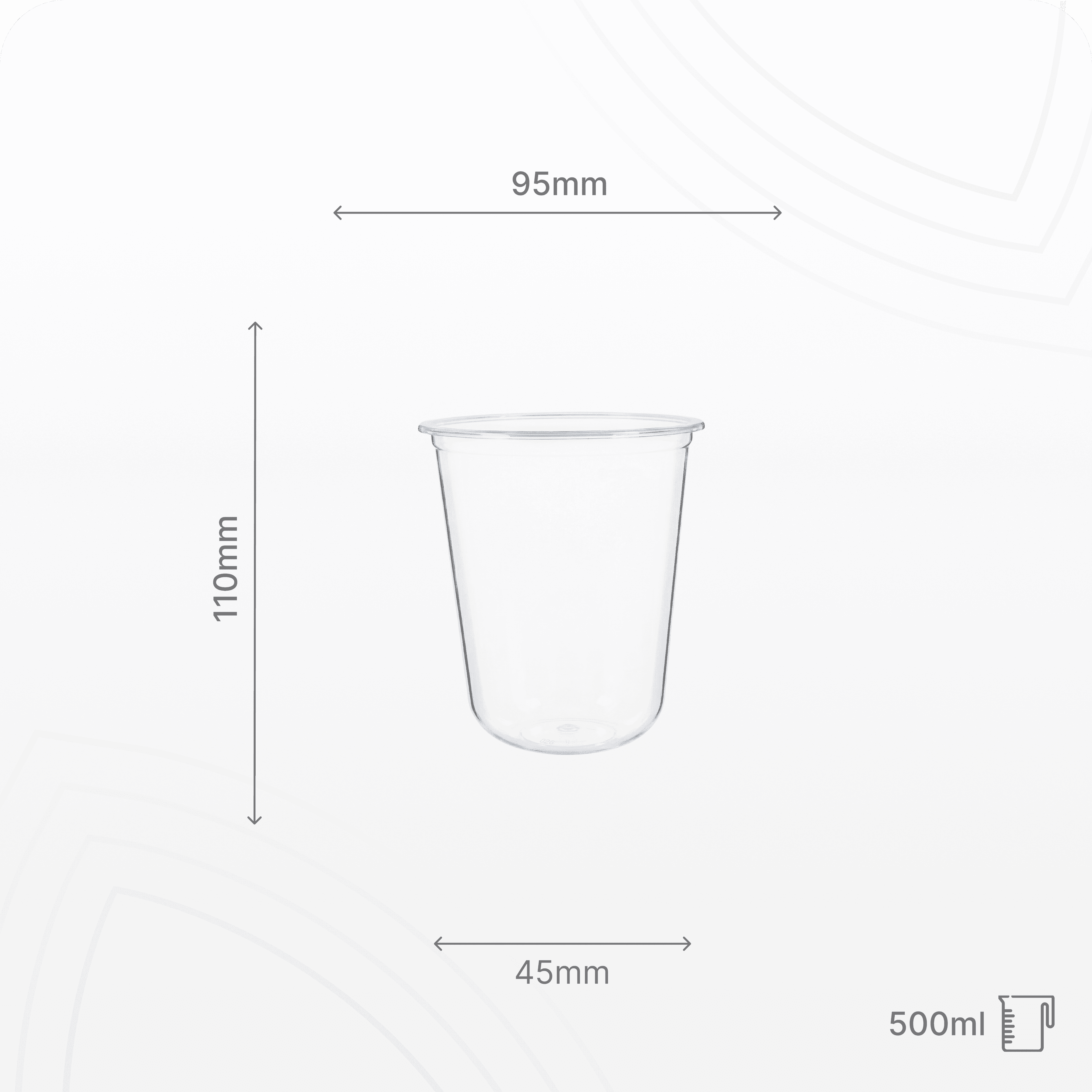 Cốc U 500ml